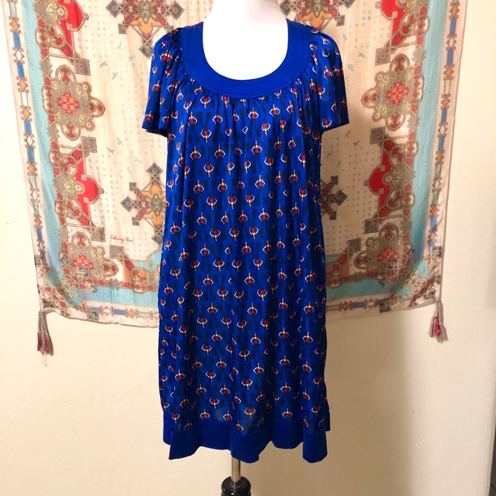 Betsey Johnson Sailor Girl Nautical Tunic Dress PS